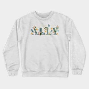 Ally Shirt Crewneck Sweatshirt